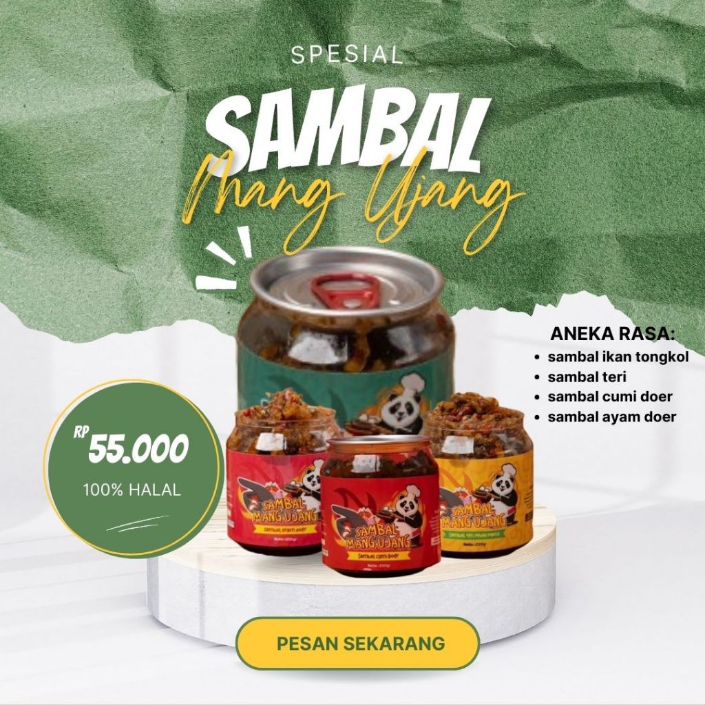 

SAMBAL IKAN BANDENG,MANG UJANG PEDAS BIKIN NAGIH 100% HALAL
