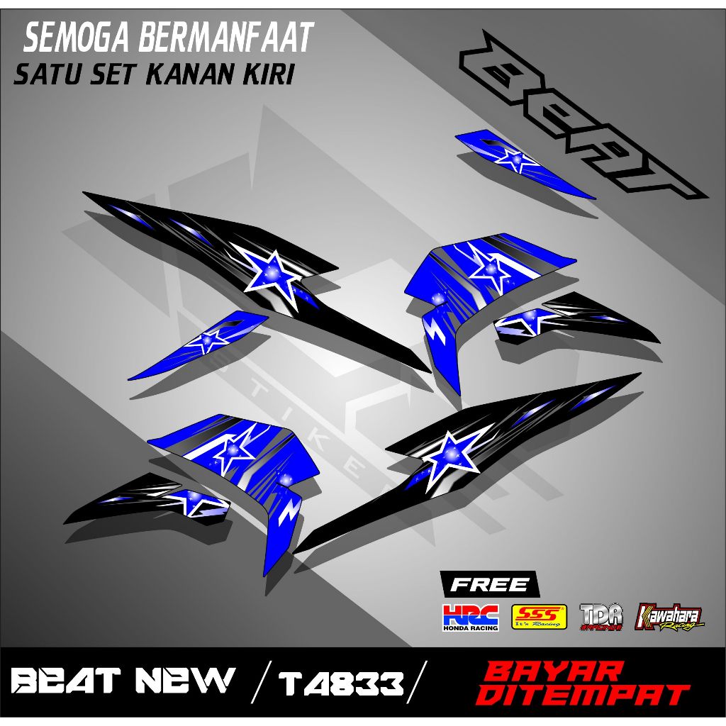 STRIPING BEAT ESP STREET STRIPING BEAT Tahun 2020 2021 2022 2023 STRIPING Model Bintang Racing