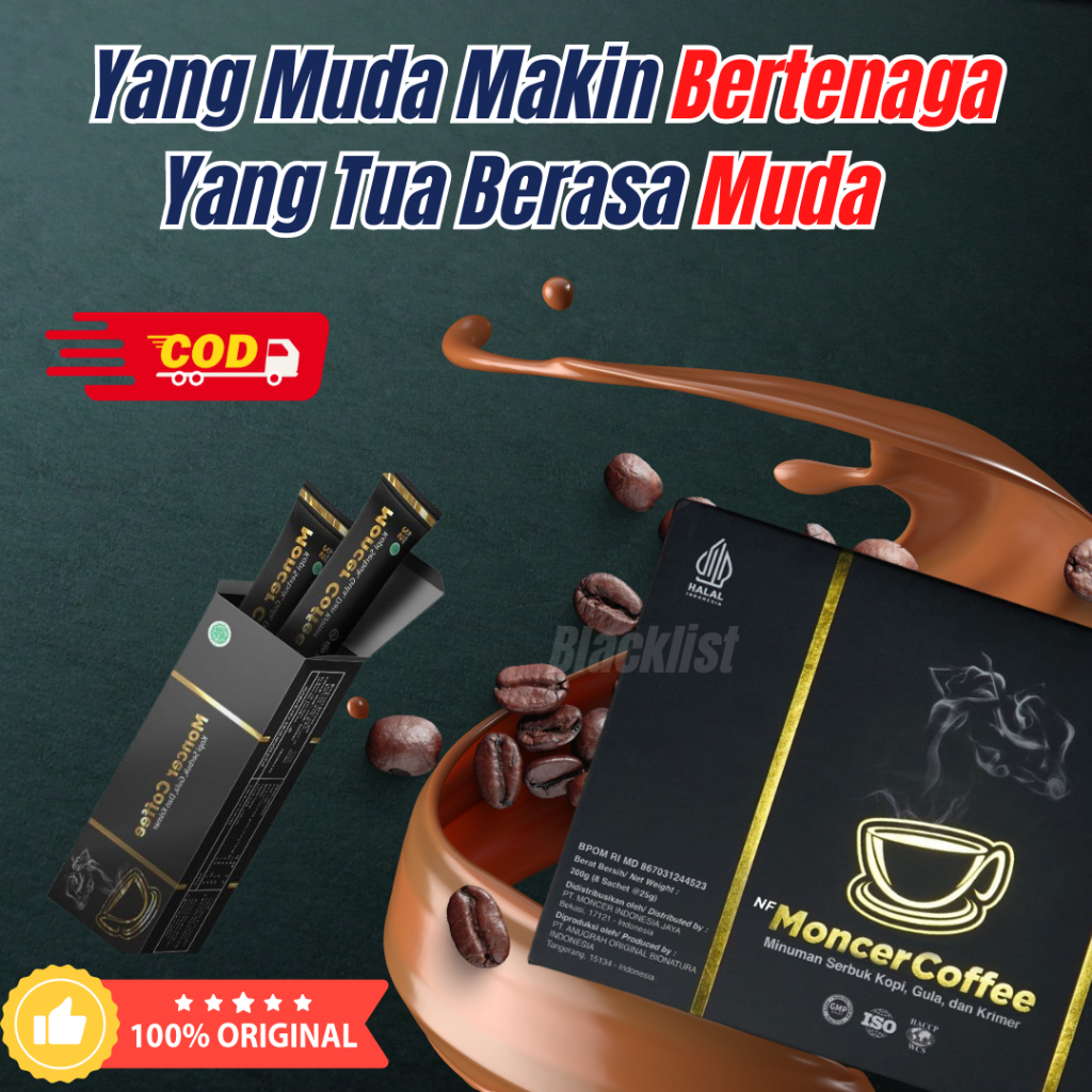 

Kopi Monceer Original | Kopi Penyegar Pria | isi 8 Sachet Lebih Hemat