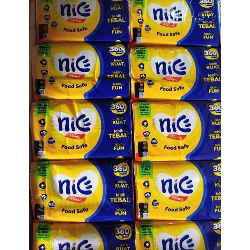 TERMURAH 1 Karton 60 Pcs Tisu Nice 180/360 S 2 Ply