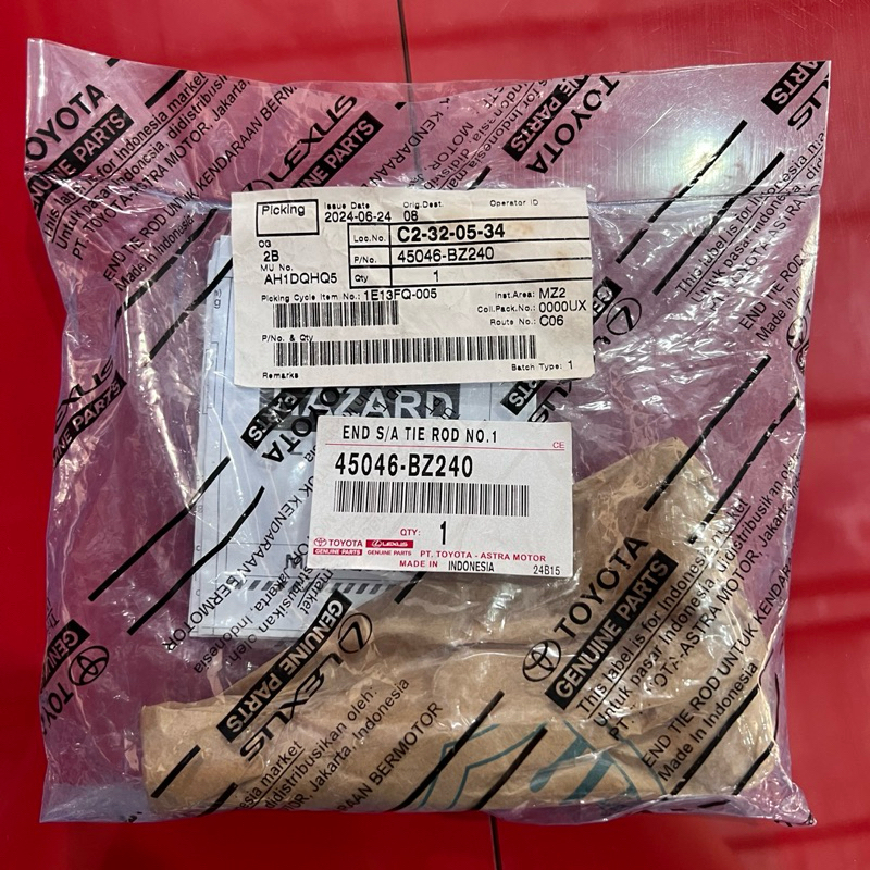 TIE ROD AVANZA / VELOZ GENUINE TOYOTA