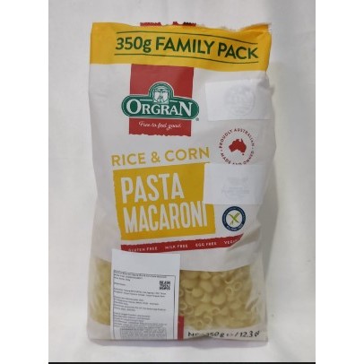 

Orgran Gluten Free Rice & Corn Macaroni 350g