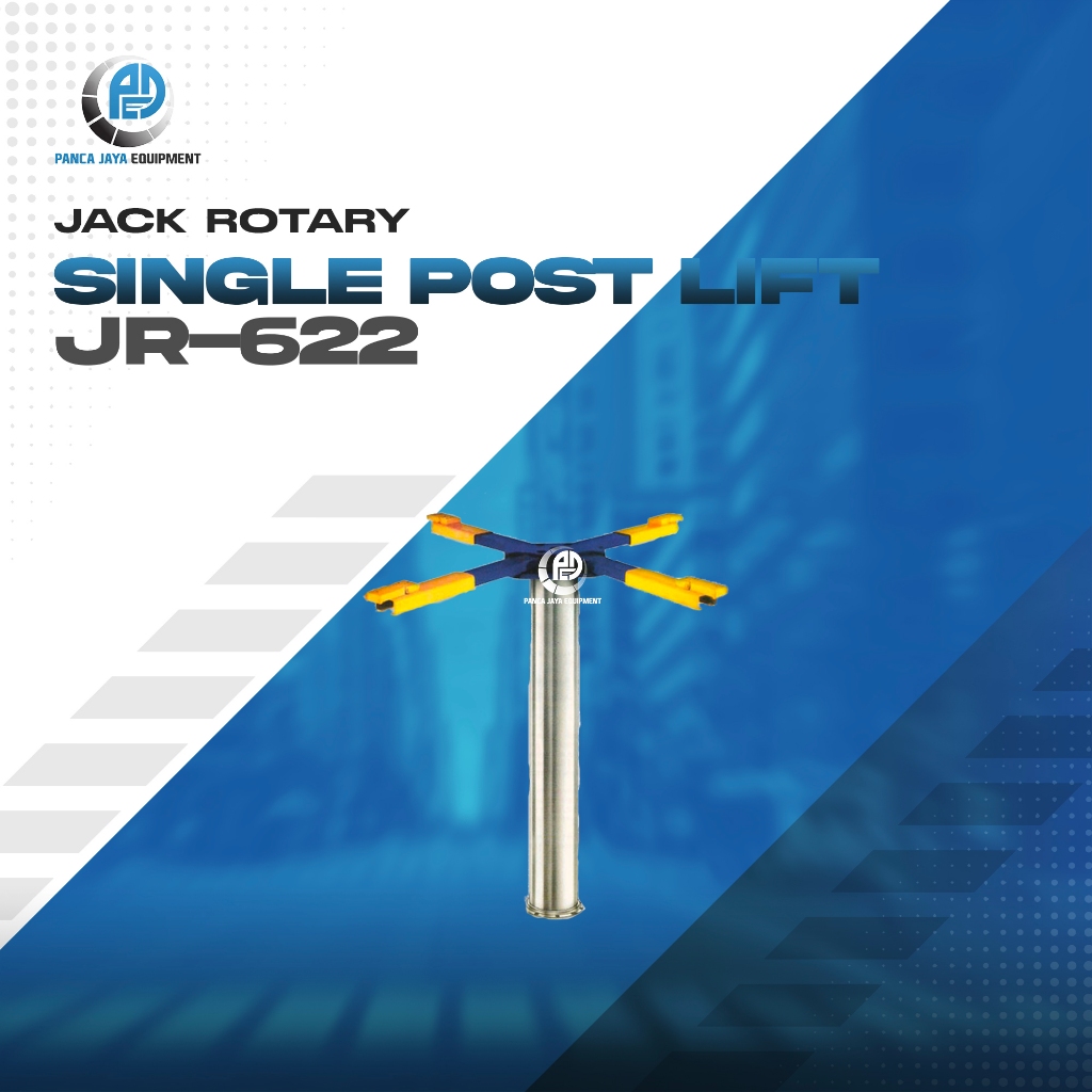 HIDROLIK LIFT CUCI MOBIL / SINGLE POST LIFT MODEL X ATAU FULL H-BEAM - MODEL "H"