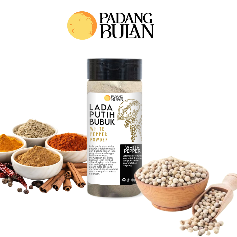 

Lada Putih Bubuk 70 Gr Premium - Padangbulan