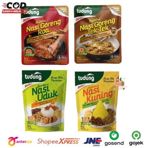 

[ JSO ] Tudung Bumbu Nasi Uduk Nasi Kuning Nasi Goreng Roa Nasi Goreng Tektek 28gr Bumbu Instant