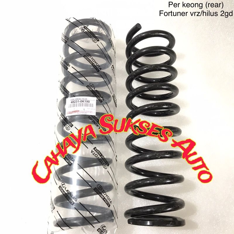 Per Keong Coil Spring Fortuner Belakang Original