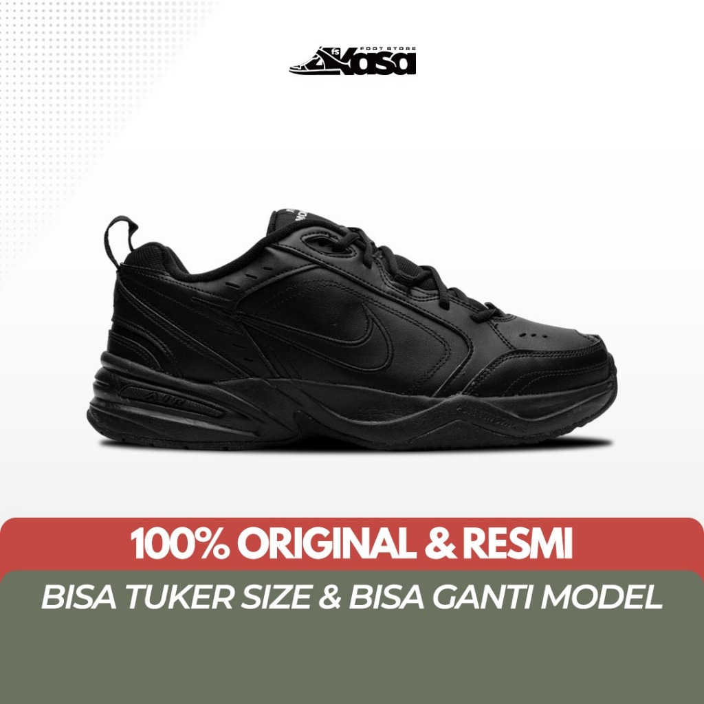 Sepatu Training Pria Nike Air Monarch Triple Black