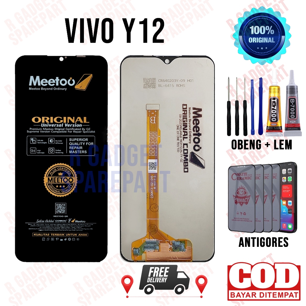 Lcd Vivo Y12 Original OEM Quality Lcd Touchscreen Fullset Vivo Y12