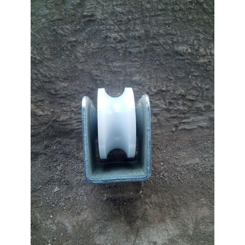 Roda nilon 6cm behel,bulat,rel bulat