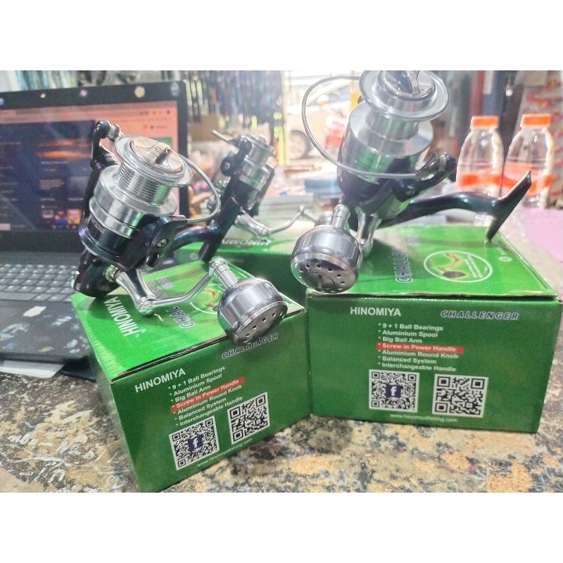 Reel Hinomiya challenger 1000 3000 5000 power handle