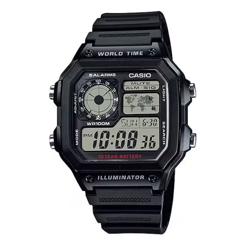 CASIO AE-1200WH-1A AE-1200WH-1B AE 1200WH ORIGINAL GARANSI RESMI