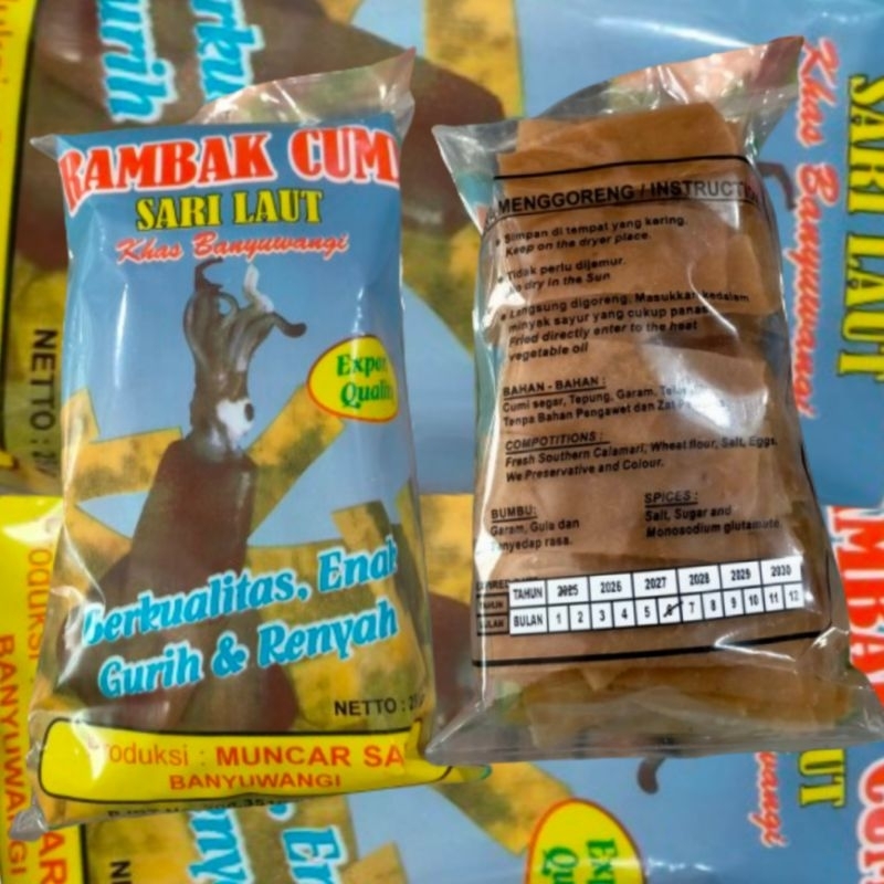 

RAMBAK CUMI "Sari Laut" KHAS BANYUWANGI 250 gr