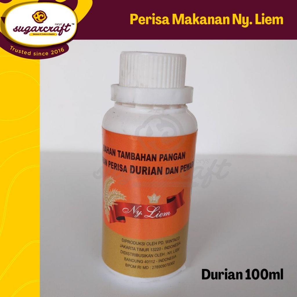 

Perisa/pasta kue Ny. Liem Durian 100ml