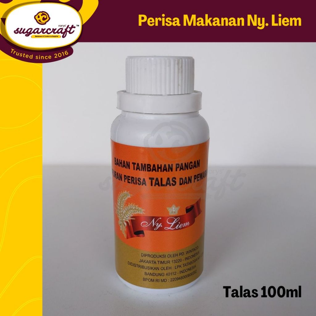 

Perisa/pasta kue Ny. Liem Talas 100ml