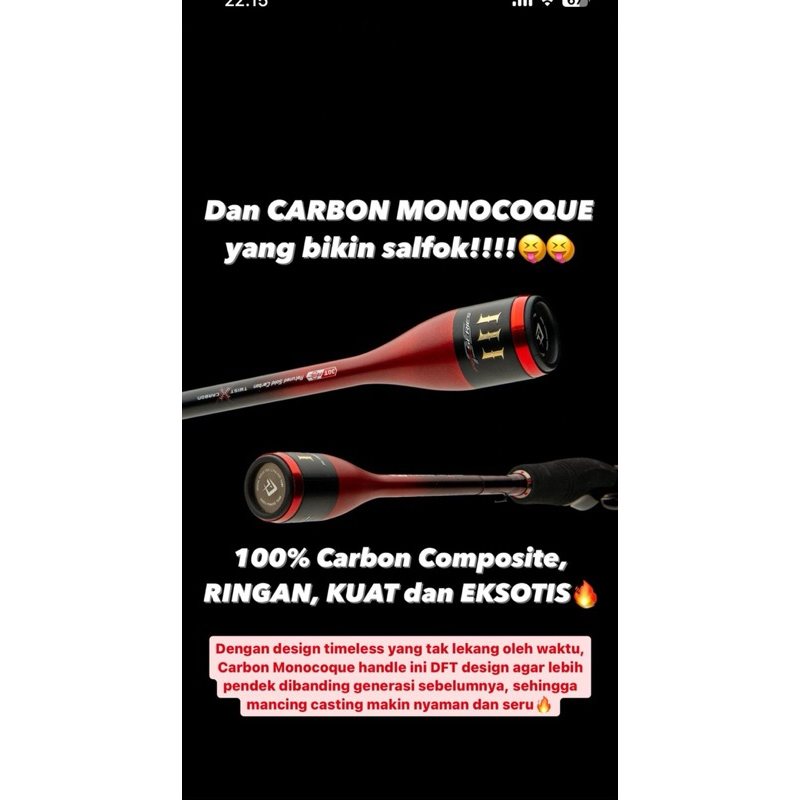 Joran UL Daido Emperor Gen iii ,Top Carbon Solid,Ring Fuji Alconite