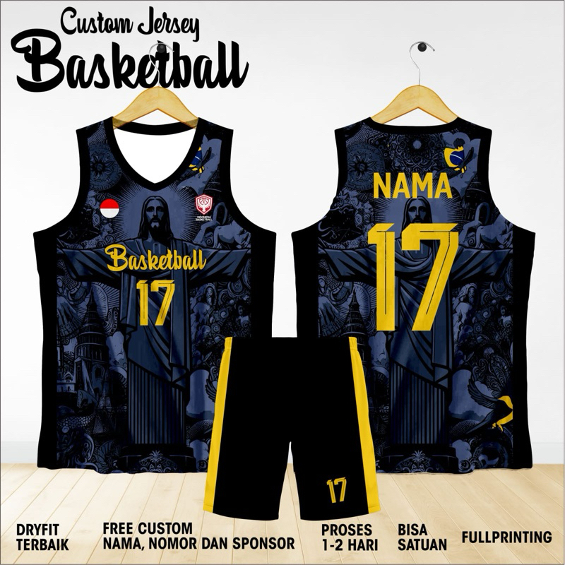 Jersey Basket Custom Full printing