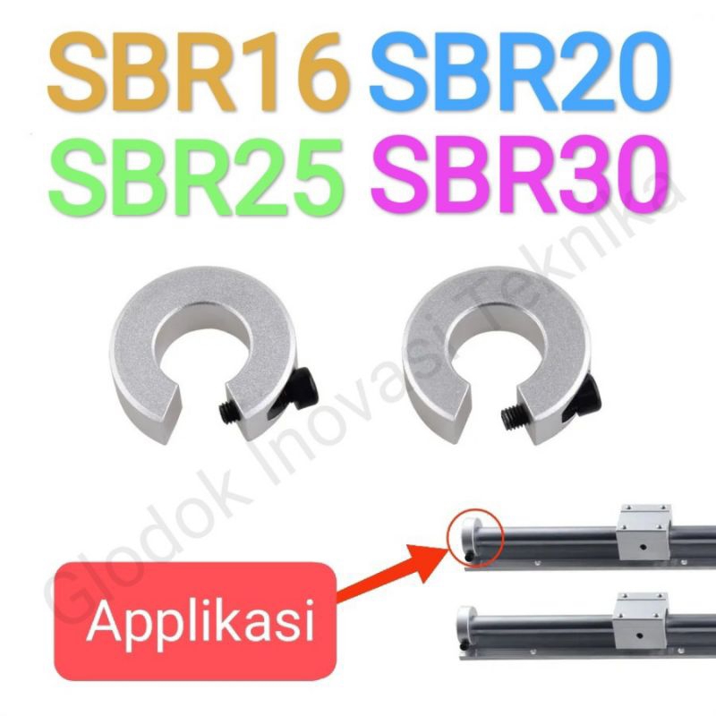 Stopper machifit Limiter limit collar rail guide SBR 12 16 20 25 30 35 40 50 SBR12 SBR16 SBR20 SBR25