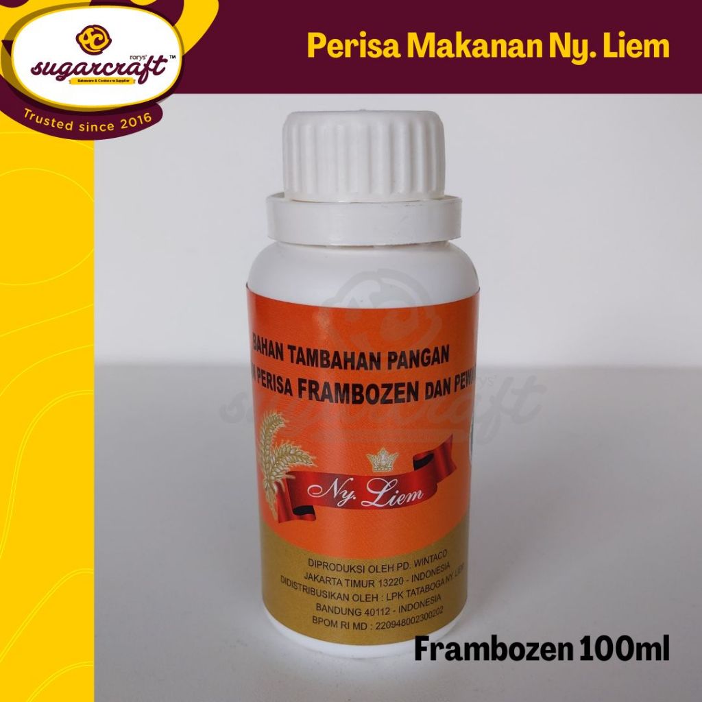 

Perisa/pasta kue Ny. Liem Frambozen 100ml