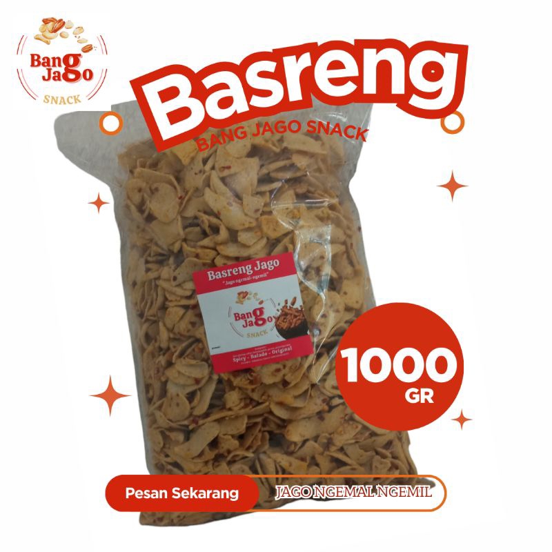 

Basreng Bang Jago Snack 1000gr