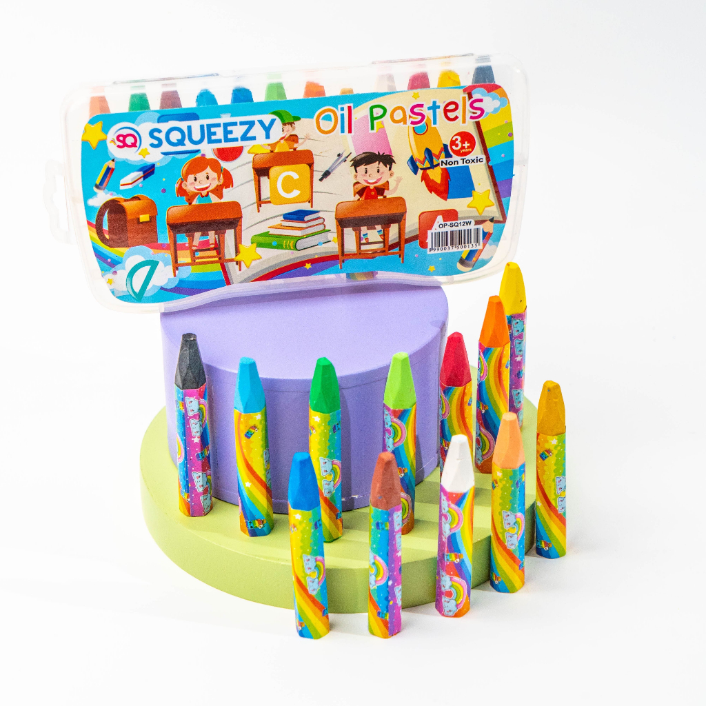 

Oil Pastel Squeezy OP-SQ12W 12 warna