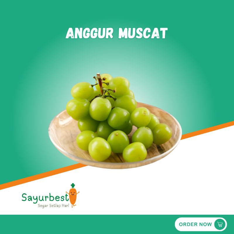 

Anggur Muscat Green 1 Pack