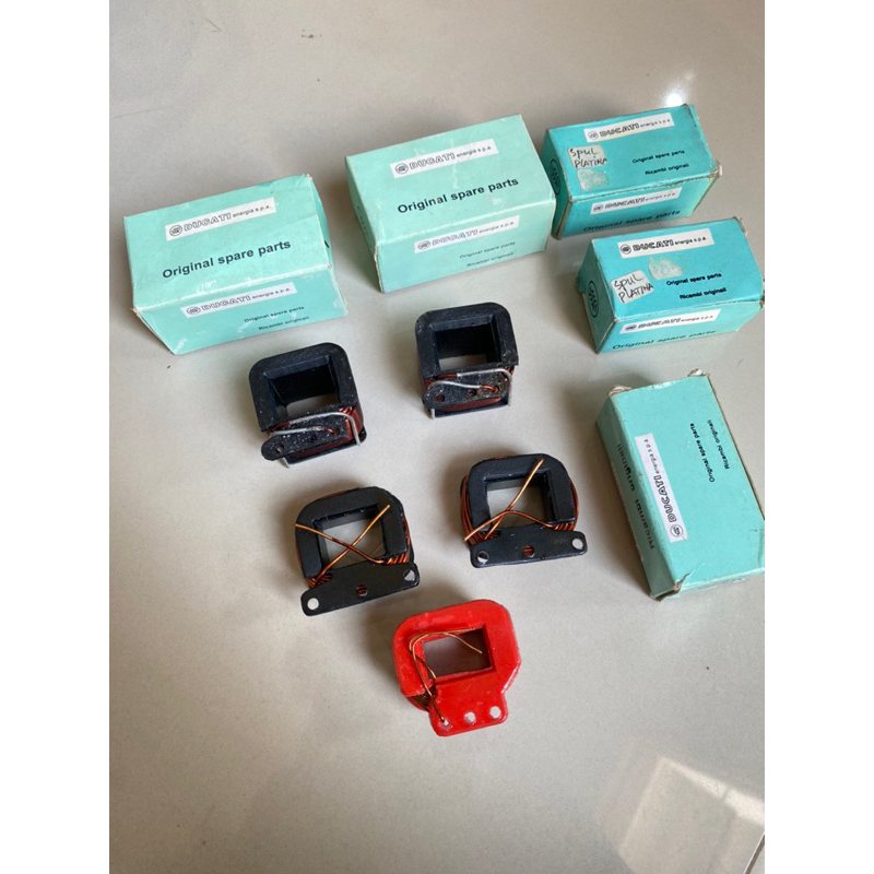 spul set vespa px ps platina original ducati