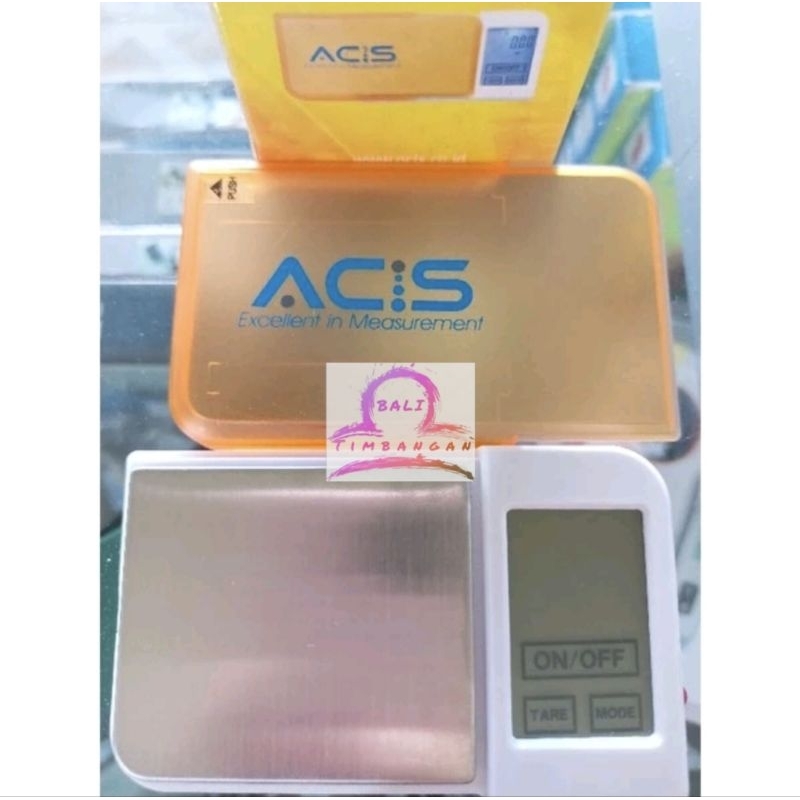 timbangan digital mini Acis batu akik pocket scale ma 100timbangan  emas 0.01