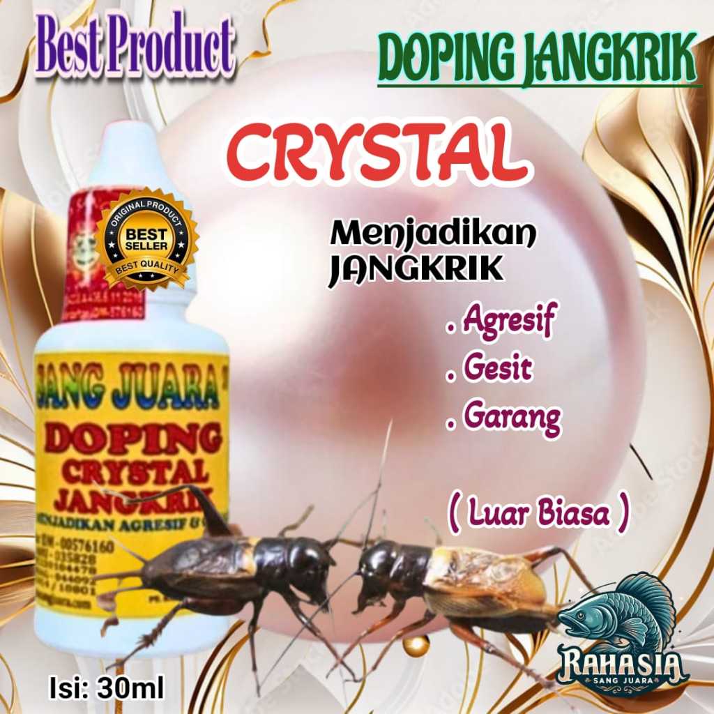 DOPING JANGKRIK ADUAN CRYSTAL AGRESIF GESIT GARANG cair 30ml
