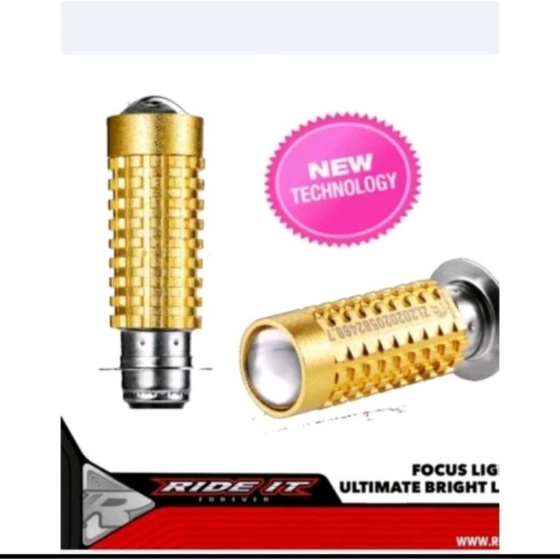 BOHLAM DOP LAMPU DEPAN  LED FOCUS FOKUS RIDE IT YAMAHA MATIC MIO OLD NEW SPORTY Z S MIO J SOUL GT 12