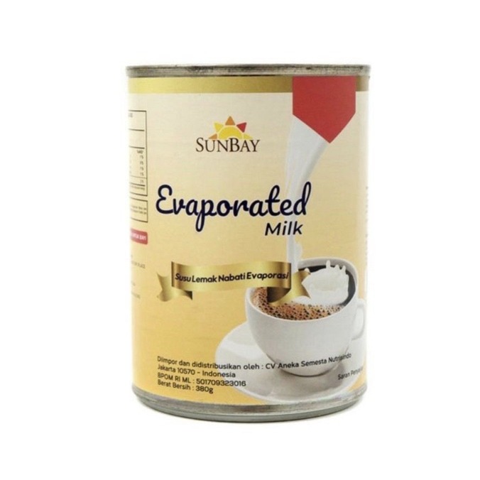 

Susu Evaporasi Sunbay Dus isi 48x380gr - Gosend Grab Only