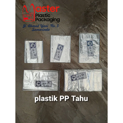 Plastik PP Tahu / Tempe / Sayur Tipis 010 Mic - 1 Pak
