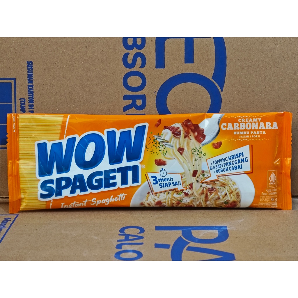 

Promo 7.7 (DUS) WOW Spageti Pasta Spaghetti Instan isi 40 pcs