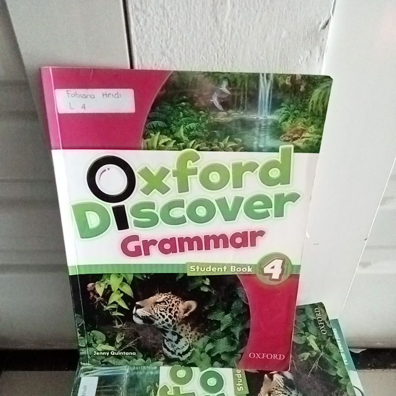 buku Oxford discovery grammar student book 4 jenny Quintana Oxford buku bekas original ada coretan