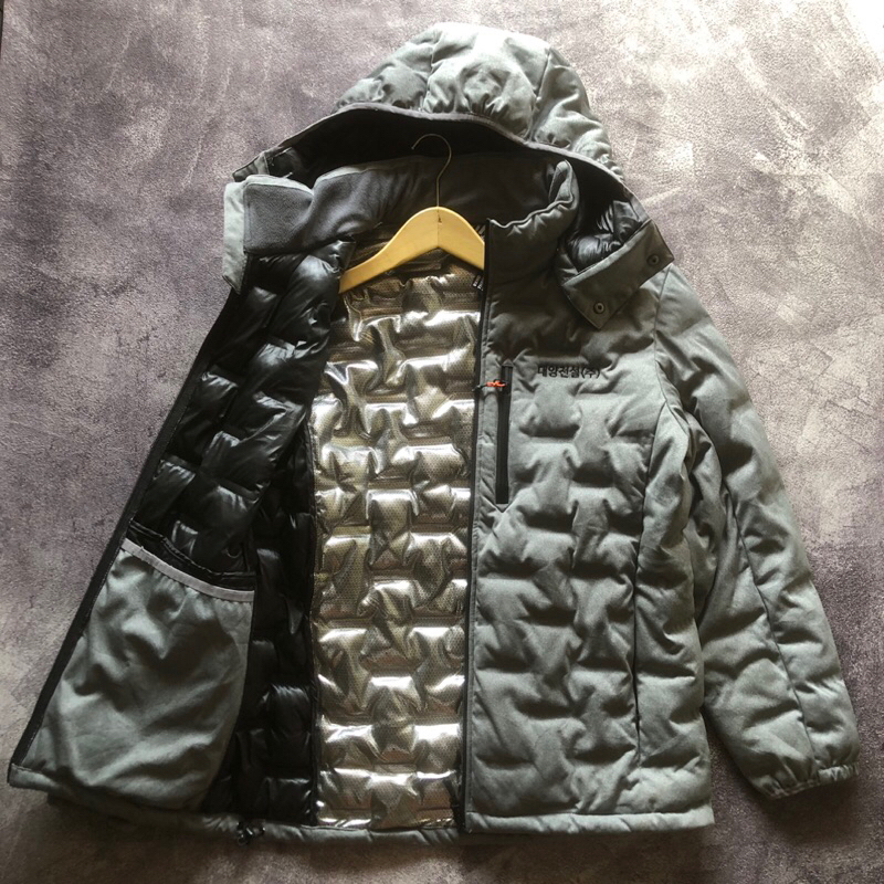 Puffer Jacket W1 Second Size XL,Puffer jacket silver abu abu second mountain jacket hiking jacket se