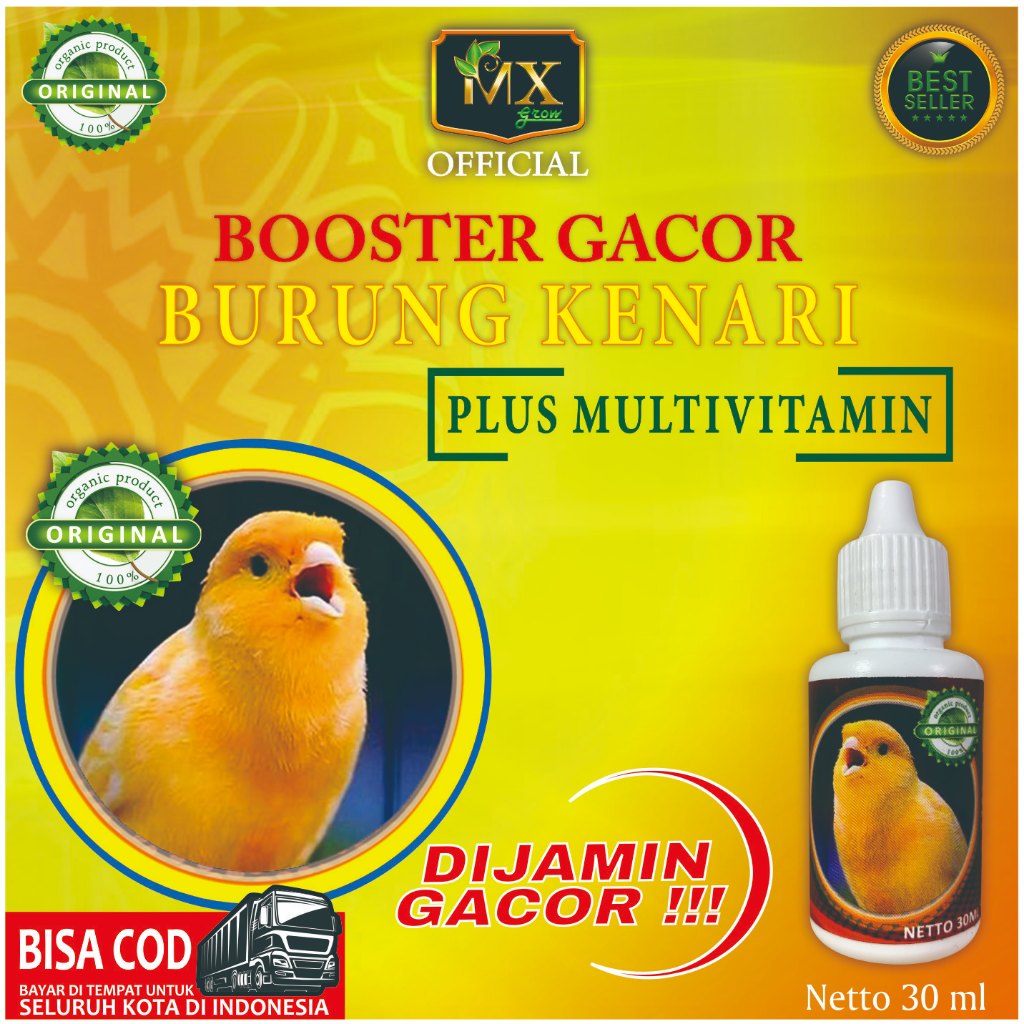 Booster Gacor Burung Kenari / Vitamin Burung Kenari