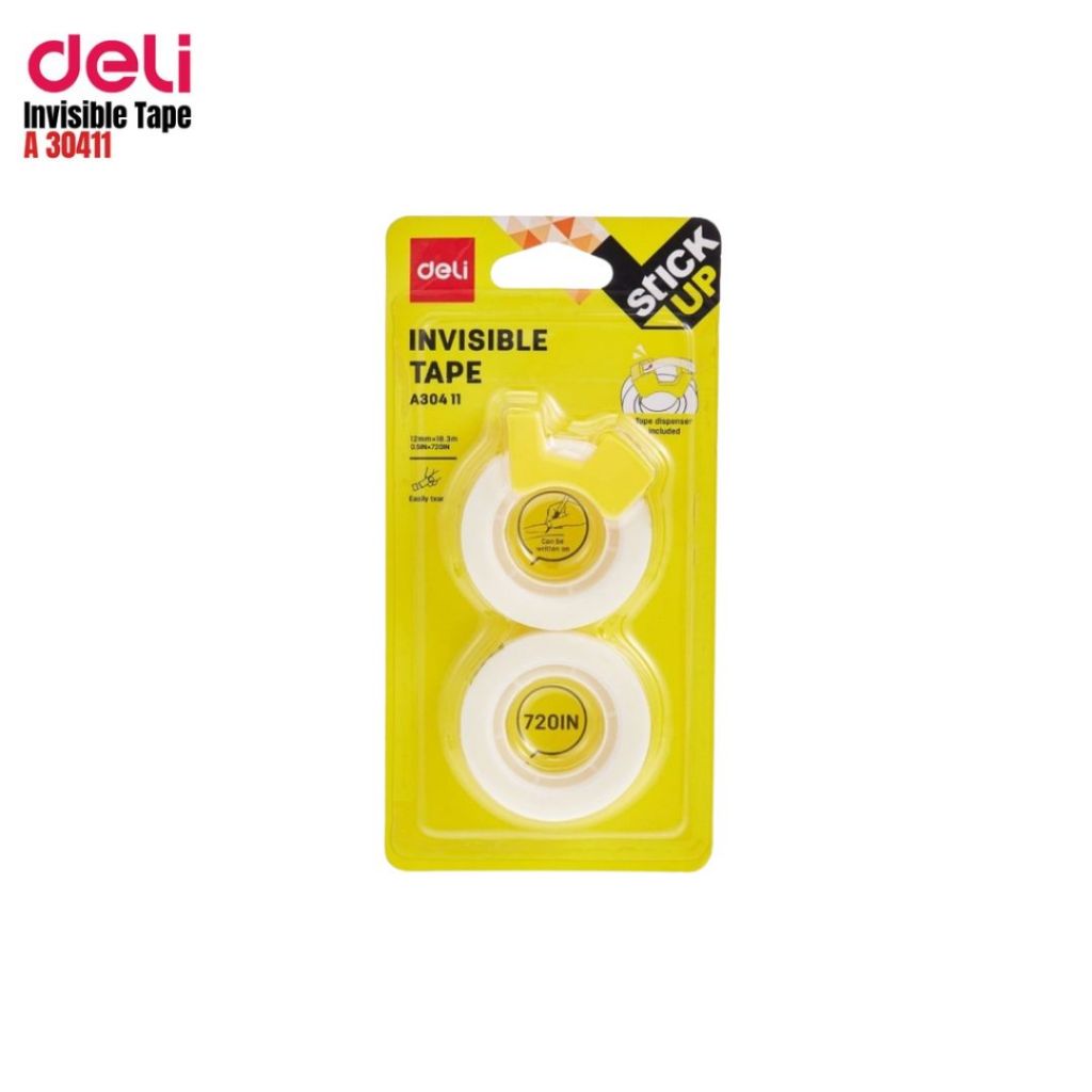 

INVISIBLE TAPE / ISOLASI BENING DELI A 30411