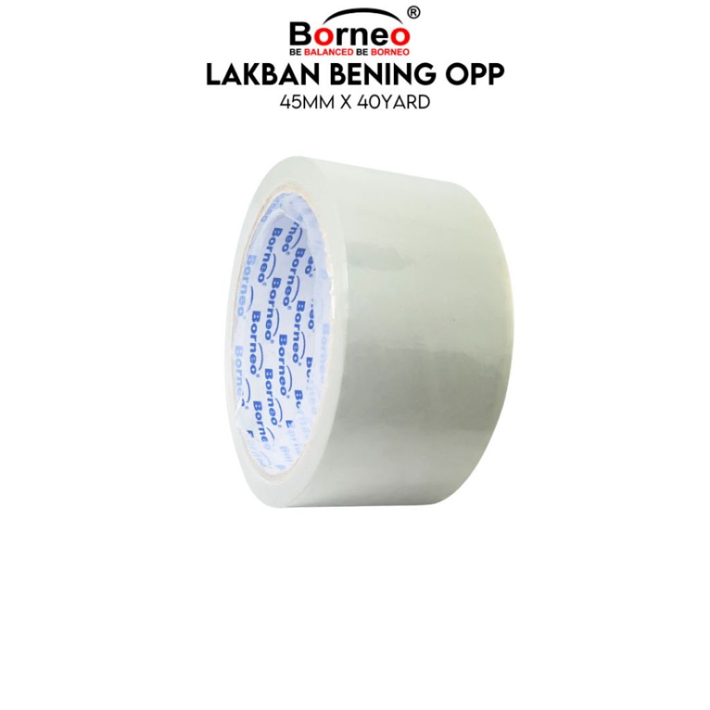 

LAKBAN / LACKBAND / OPP 2" BORNEO 40 YARD CORE BIRU