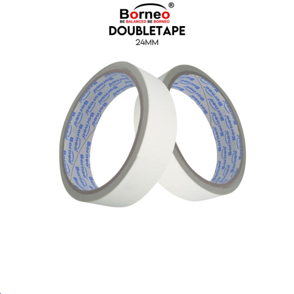 

DOUBLE TAPE ISOLASI 2 SISI BOLAK BALIK BORNEO CORE BIRU