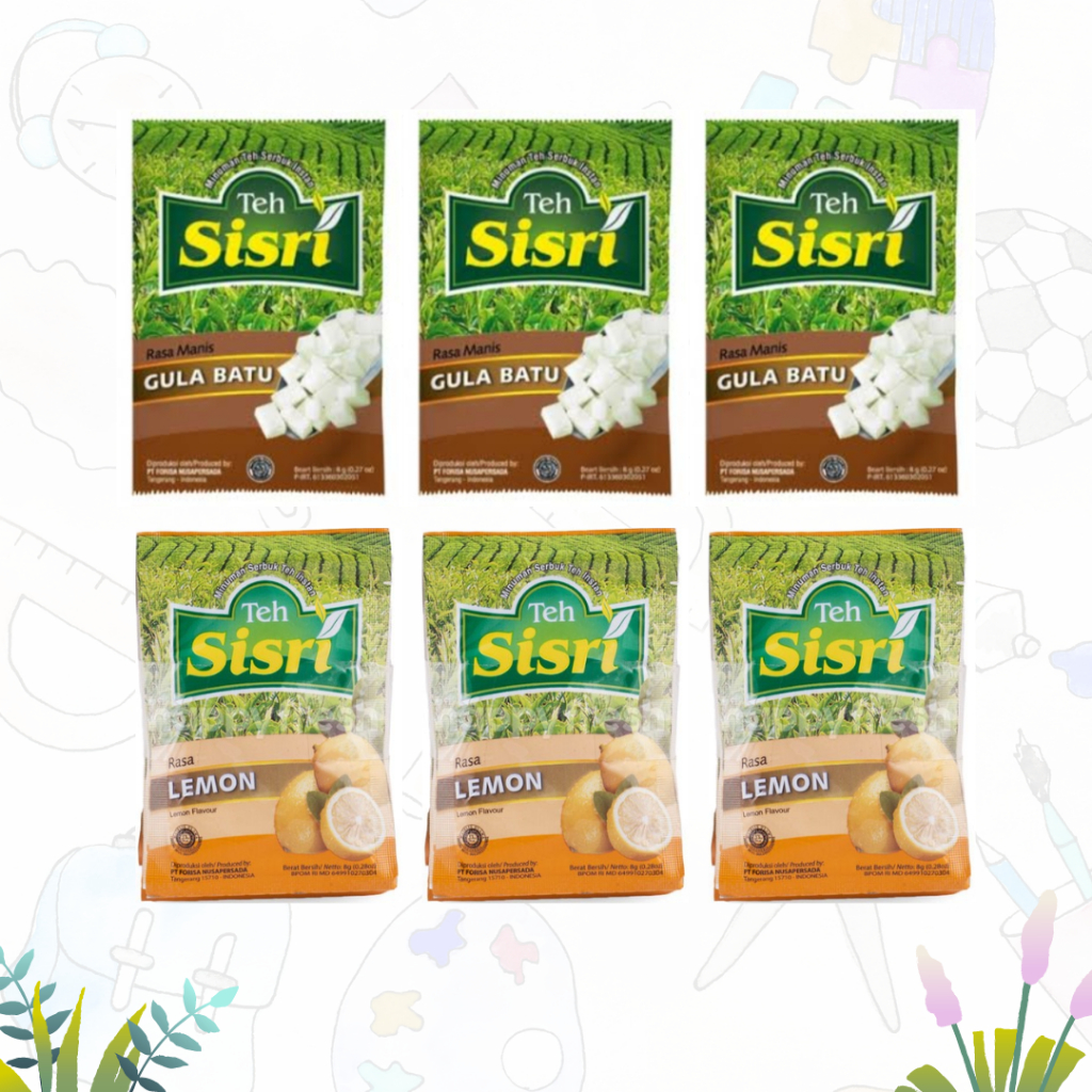 

Teh Sisri Serbuk Minuman 10x8gr (Renceng)