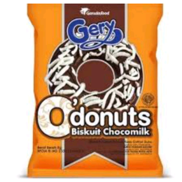 

biskuit gery salut o donuts chocomilk renceng isi 24pcs x 8gram