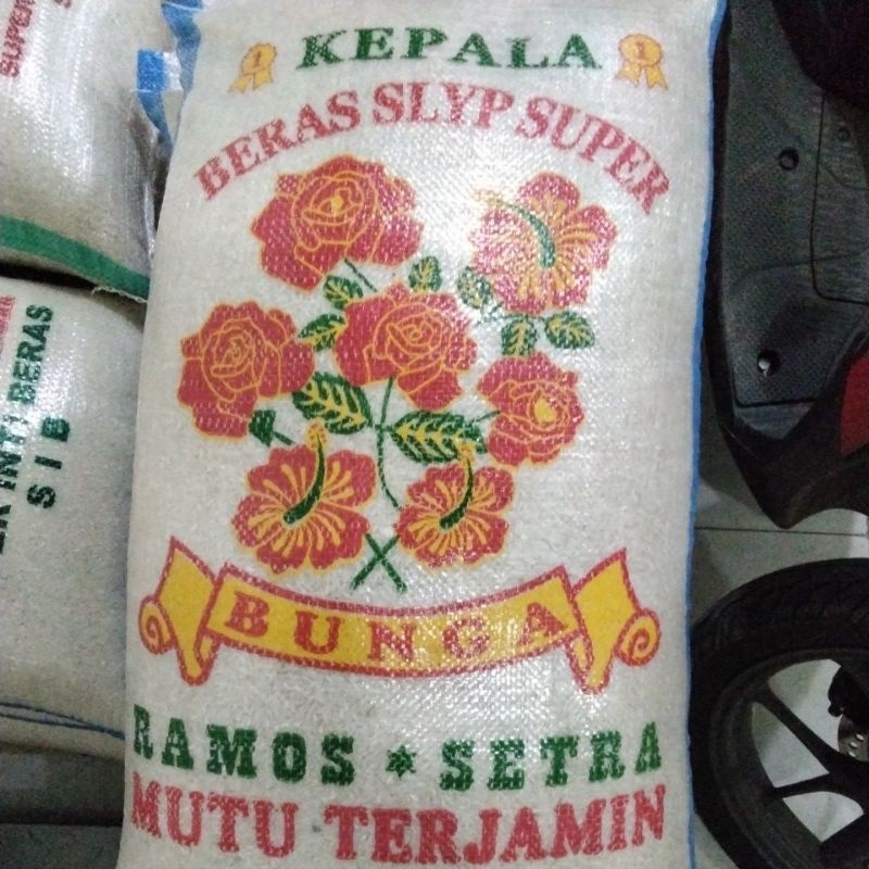 

Beras SLYP super merk Bunga kualitas terjamin
