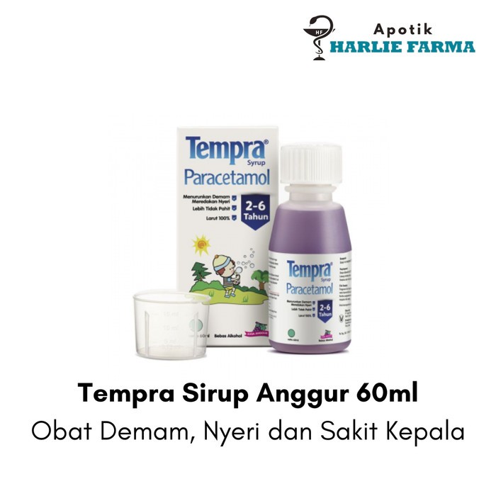 Tempra Sirup 60 ml Obat Demam Anak 2 - 6 tahun