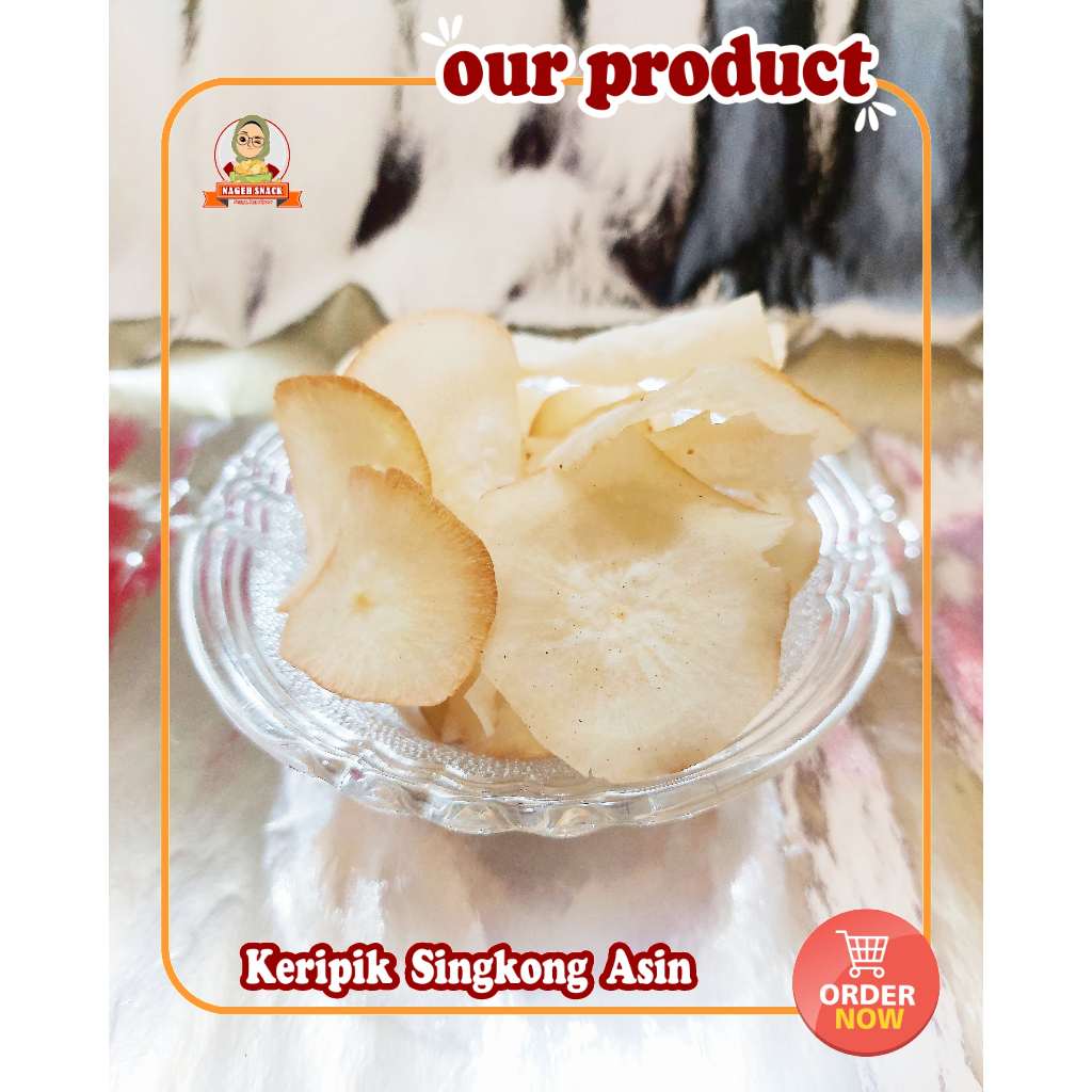 

Keripik Singkong Asin 250gr
