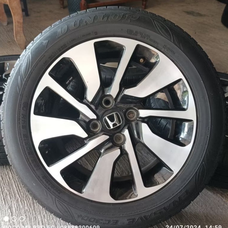 velg brio rs r15 pcd 4x100+ban satuan bijian