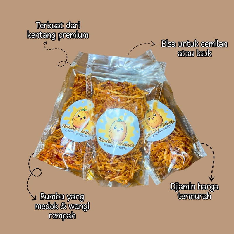 

KENTANG MUSTOFA PAKET 3 PCS KENTANG PEDAS MANIS