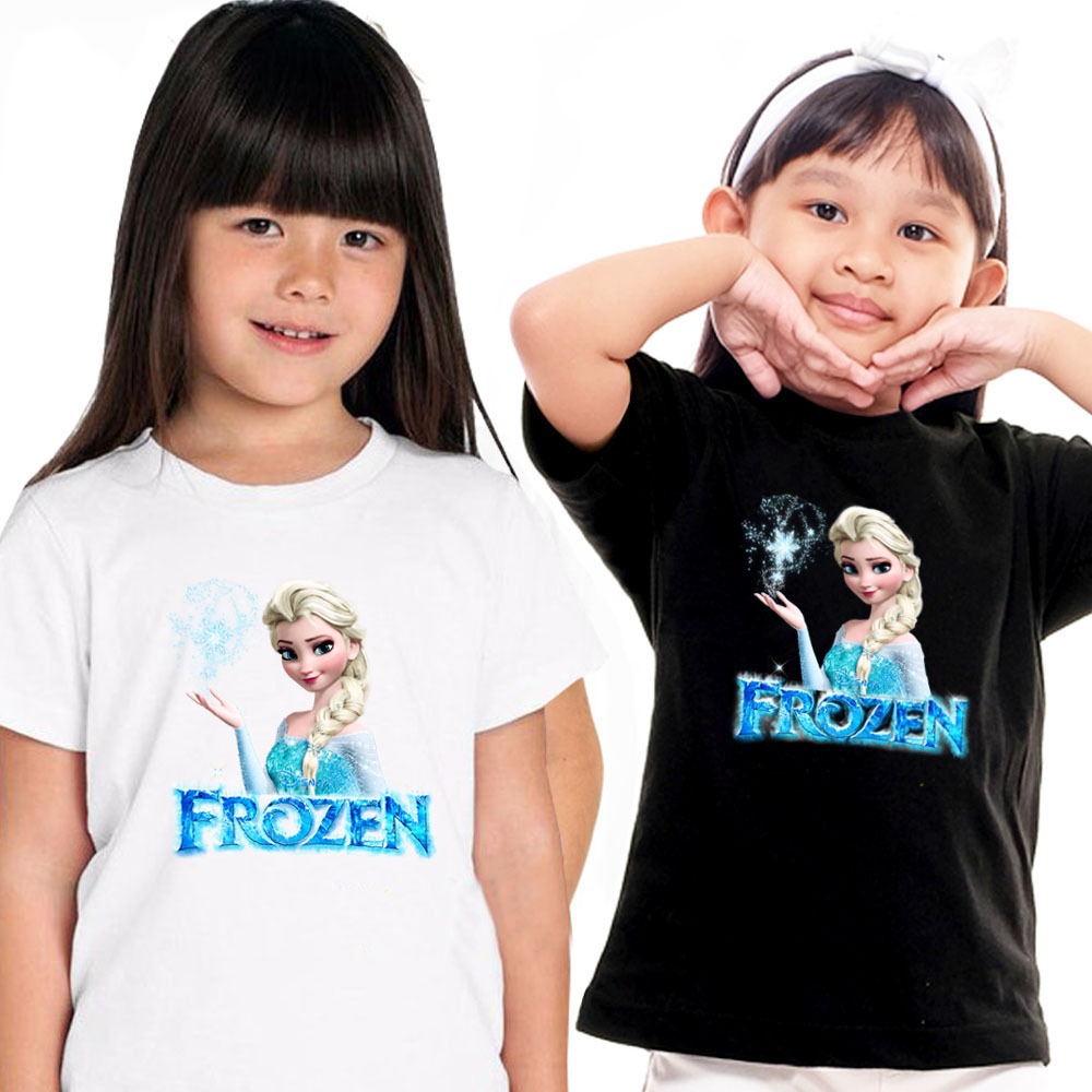 Kaos Unisex Anak Frozen Elsa