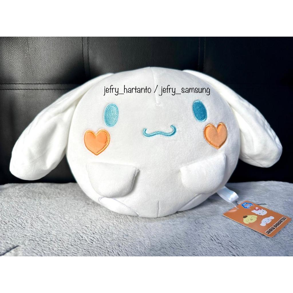 Boneka Cinnamoroll Soft Round Doll Mochi Plush Original Sanrio Jepang Kawaii Cinnamonroll Toreba
