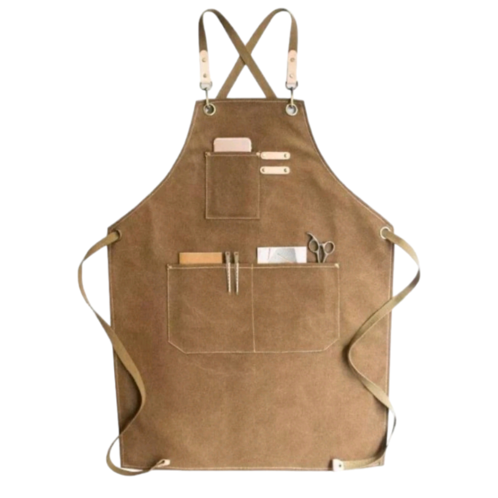 Apron Celemek Barista Korean Style Pria Wanita Celemek Dapur