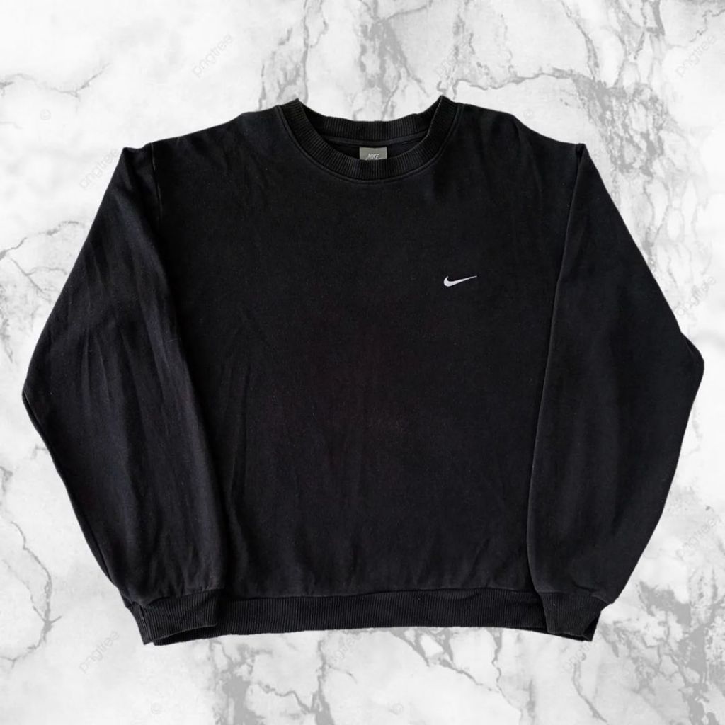 CREWNECK NIKE BASIC LOGO ORIGINAL, SIZE M (SECOND BRANDED) CN0168