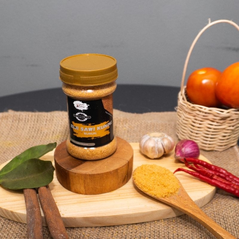 

Dapoer Natasya - Biji Sawi Kuning Bubuk | Yellow Mustard Seeds Powder | pelengkap Masakan | Murni | Botol (60gram)